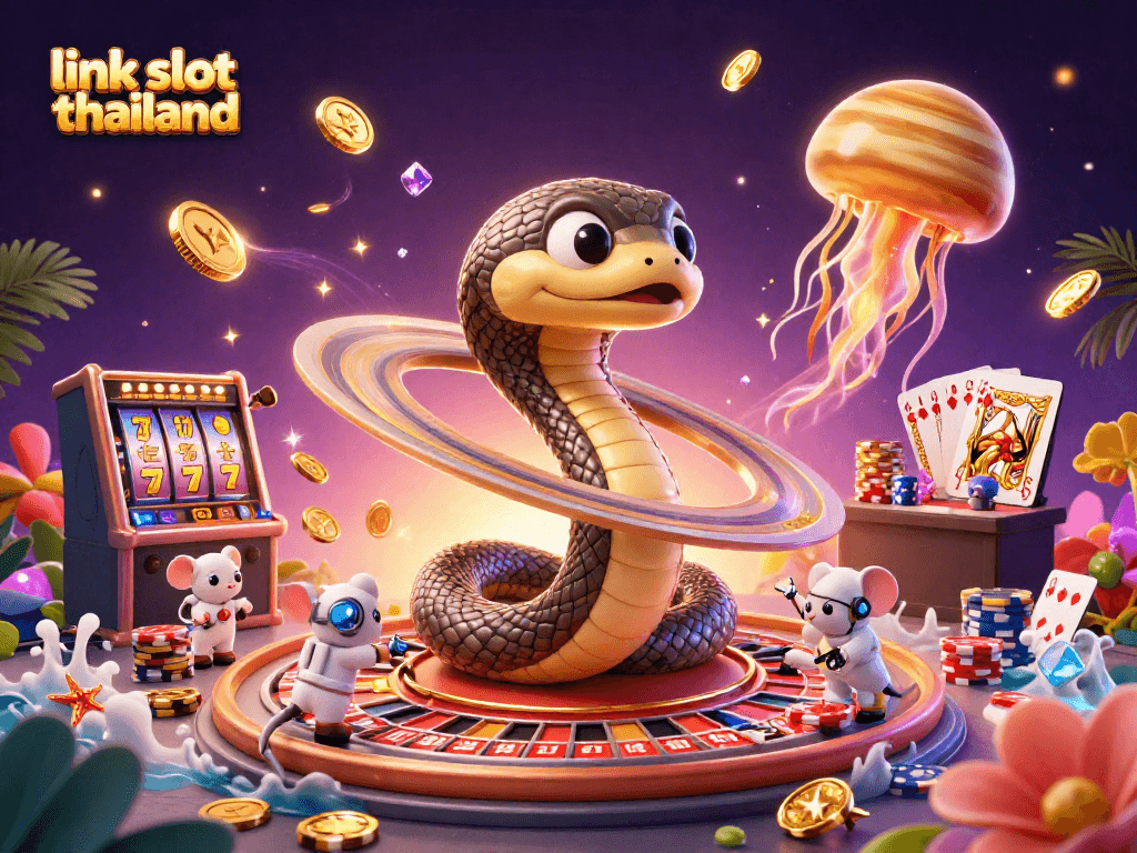 Spin the reels at link slot thailand with a vibrant cosmic theme showcasing jackpot action.