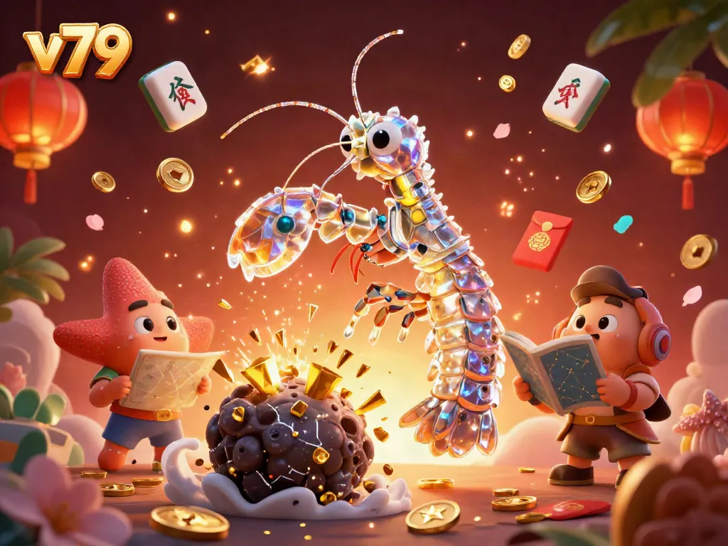 Experience exhilarating wins at v79 with vibrant 3D gaming elements and dynamic fireworks.