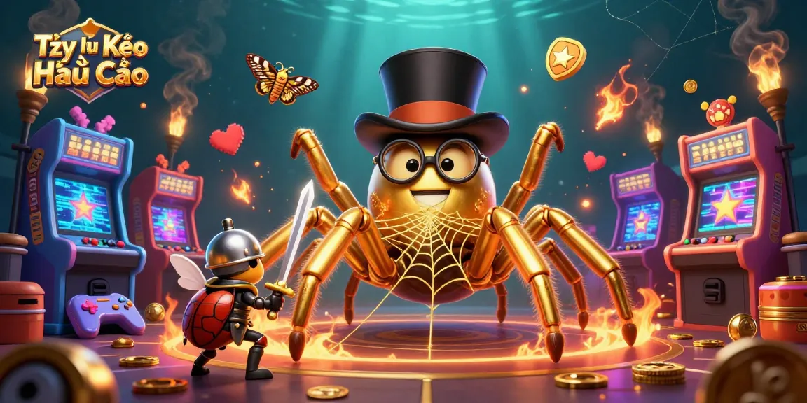 Engage with Tỷ lệ Kèo Nhà Cái in a vibrant, dynamic casino setting featuring animated characters.